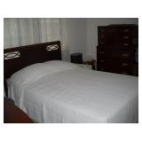 bed, chest