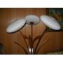 teak lge table lamp