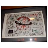 BUY IT NOW  $185.95  Derek Rackley Signed Team Flag! 2006 Atlanta Falcons. This was for his Charity 