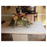 BUY IT NOW! $895.00 Table and 6 Chairs BUY IT NOW! $895.00   NATURAL EDGE STONE DINING TABLE WITH MA