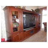 BUY IT NOW! $495.00  Cherry Finish, Entertainment Custom Cabinet, Dimensions are 76 inches x 31 deep
