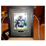 BUY IT NOW $ 125.00  Signed and Framed with COA of Ahman Green From Green Bay Packers,  size is  15x