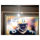 BUY IT NOW $ 125.00  Signed and Framed with COA of Ahman Green From Green Bay Packers,  size is  15x