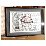 BUY IT NOW  $185.95  Derek Rackley Signed Team Flag! 2006 Atlanta Falcons. This was for his Charity 