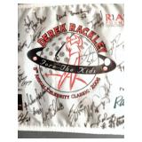 BUY IT NOW  $185.95  Derek Rackley Signed Team Flag! 2006 Atlanta Falcons. This was for his Charity 