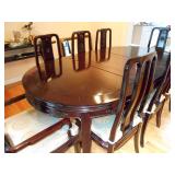 ''APRIL'S ESTATE SALES'' IS IN SHORT HILLS, NJ FOR A TWO DAY SALE - CUSTOM ROSEWOOD DINING SET