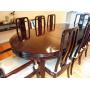 ''APRIL'S ESTATE SALES'' IS IN SHORT HILLS, NJ FOR A TWO DAY SALE - CUSTOM ROSEWOOD DINING SET