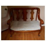 antique empire style settee