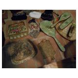 collection antique beaded bags (as found)