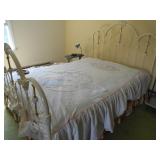 full size vintage style metal bed