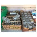 Tons of canning jars.