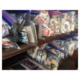 Hundreds of sports cards 