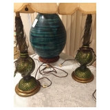 Marbro lamps with Murano glass