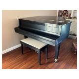 This Yamaha Baby Grand Piano is available for pre-sale. Call 714 499-4199 for additional info.