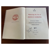 Autographed book by Julia Childs