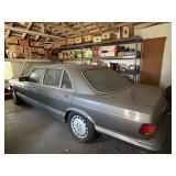 1988 Mercedes 560 SEL with 151,000 miles. It has been on a non op with the DMV since 2013, no back f