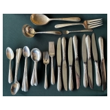 Several sets of sterling flatware 