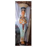 Egyptian Nefertiti floor lamp