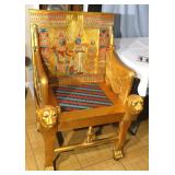King Tut Throne Chair