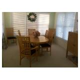 New Hickory Dining Rm Set
