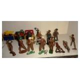 Vintage World War II Metal Soldiers