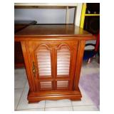 Pair of Louver Door End Tables