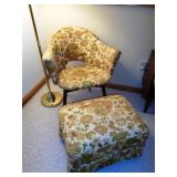 MCM Chair and Ottoman