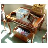     Glass Top Side Table