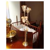 Brass Flowers/Vase