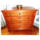 Sm. Henkel-Harris Chest/Desk-Black Cherry