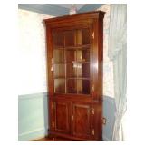 Henkel-Harris Mahogany Corner Cabinet (2 available)