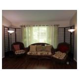 Rattan Parlor/Patio Set