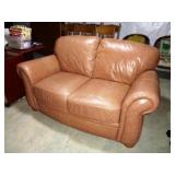 Leather Loveseat