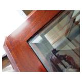 w/Beveled Glass Top