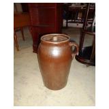 Tall Crock w/Handle & Lid
