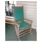Pair of Teak Rocking Chairs