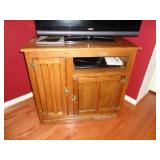 White Clad Icebox Repro TV Stand