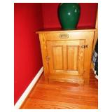 White Clad Ice Box Repro Nightstand/End Table