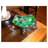 Stained Glass Frog Lamp