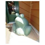 Lg. Terra Cotta Frog Planter