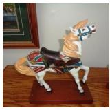 Hand-carved Carousel Horses by PA artist Bonnie Tweedy