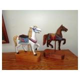 Hand-carved Carousel Horses by PA Artist Gay Foltz
