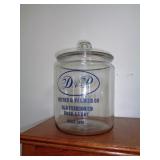 VTG Dryden & Palmer Rock Candy Display Jar