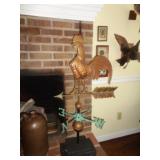 VTG Copper Rooster Weather Vane