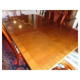 Banded Mahogany Dining Table