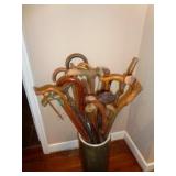 Lg. selection of Canes & Walking Sticks