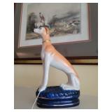 Pair of Staffordshire Terrier Style Whippet Figurines