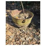 Lg. Cast Iron Pot w/Handle & Stand
