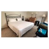 Metal King Bed/Mattress/Box Spring