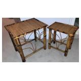 Nesting Bamboo/Cane Tables